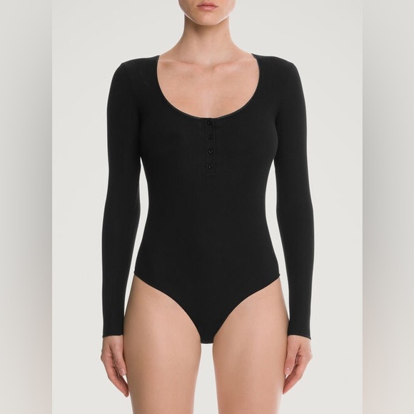 Wolford Henley String Bodysuit - Picture 1 of 7